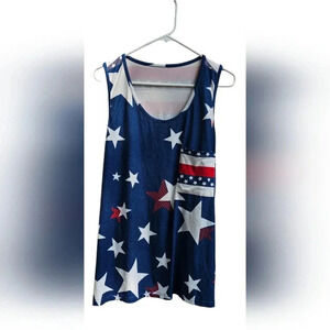 Women's XXL Stars & Stripes Tank Top.​​​​​